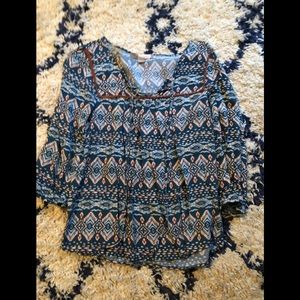 Forever21 bohemian top